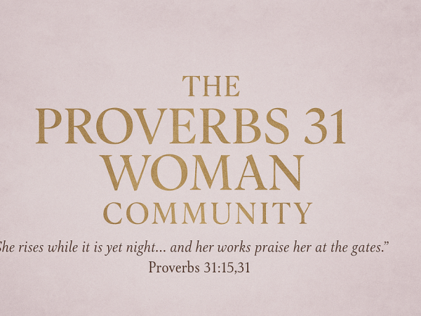 Proverbs 31 Woman Community