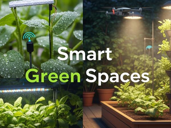 Tech-Integrated Gardens